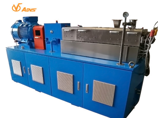 Bom preço 50kg/extrusora de parafuso do gêmeo laboratório de H, máquina azul da extrusora do Co do grânulo on-line