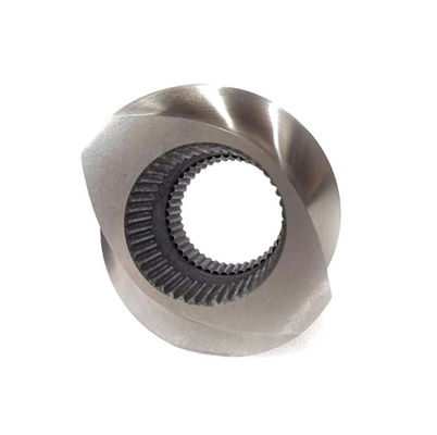 Bom preço Extrusora de parafuso gêmeo W6Mo5Cr4V2 de têmpera com diâmetro de 62,4 mm para máquinas de extrusão de plástico on-line