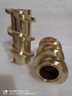 Bom preço Alumínio Bronze Taper Thread Elements 150mm para Twin Screw Extruder on-line