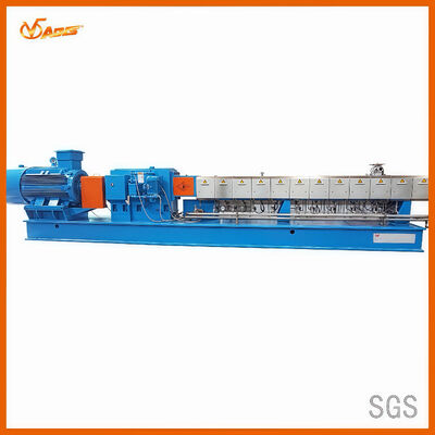 Bom preço Máquina extrusora de parafuso PET+30% negro de fumo 77 mm com saída de 600 kg/h para processamento de alta eficiência on-line