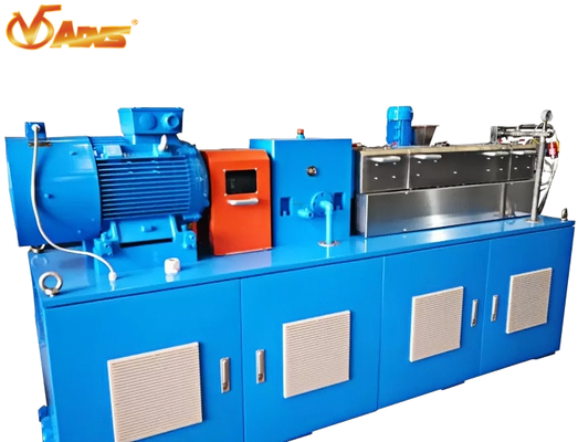 Bom preço Extrusora de parafuso duplo de laboratório, diâmetro de parafuso de 27mm, 750 a 1500rpm, motor de 18,5 a 37kw, alto rendimento on-line
