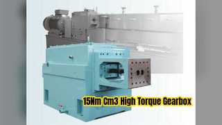 Torque alto gêmeo da caixa de engrenagens 15Nm Cm3 da extrusora de parafuso