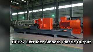 Composição plástica geral da extrusora de parafuso gêmeo HPL77